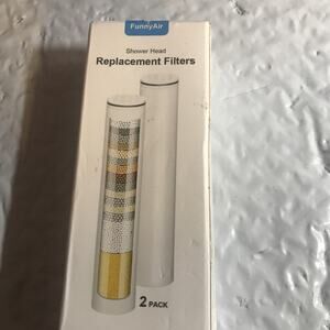 2 Pack Replacement Filters for FunnyAir Handheld Shower Head